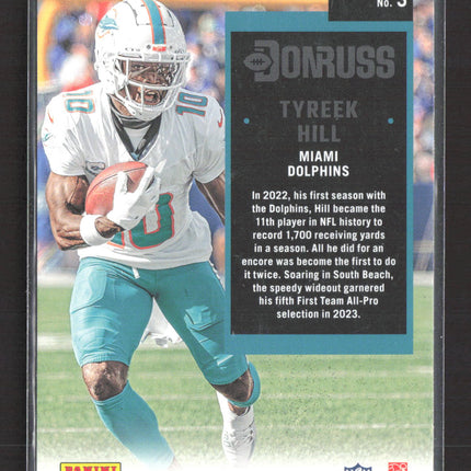 2024 Panini Donruss Tyreek Hill #3