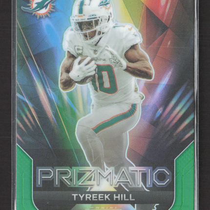 2023 Panini Prizm Prizmatic Tyreek Hill #13 Green