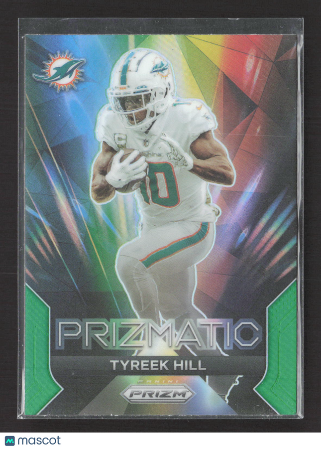 2023 Panini Prizm Prizmatic Tyreek Hill #13 Green