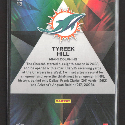 2023 Panini Prizm Prizmatic Tyreek Hill #13