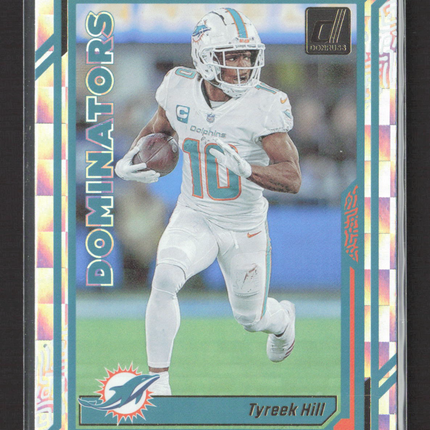 2023 Panini Donruss Dominators Tyreek Hill #D-30 Holo
