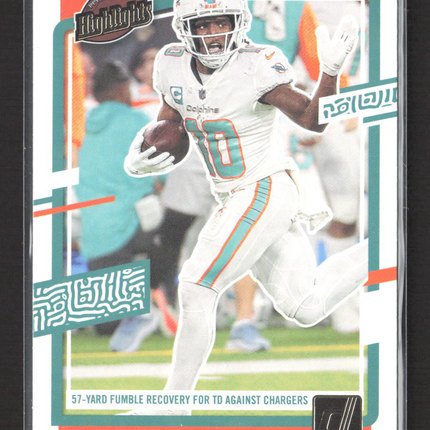 2023 Panini Donruss Highlights Tyreek Hill #H-TH