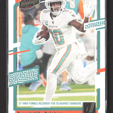2023 Panini Donruss Highlights Tyreek Hill #H-TH