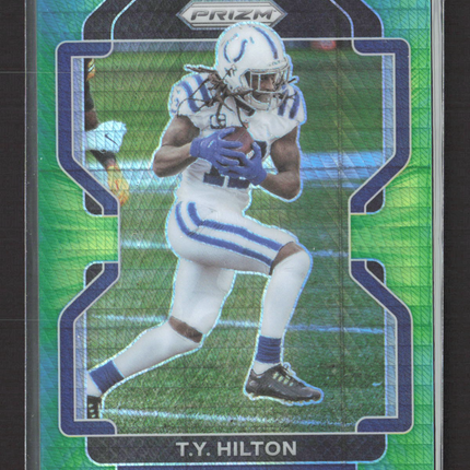 2021 Panini Prizm T.Y. Hilton #21 Green Scope 111/175