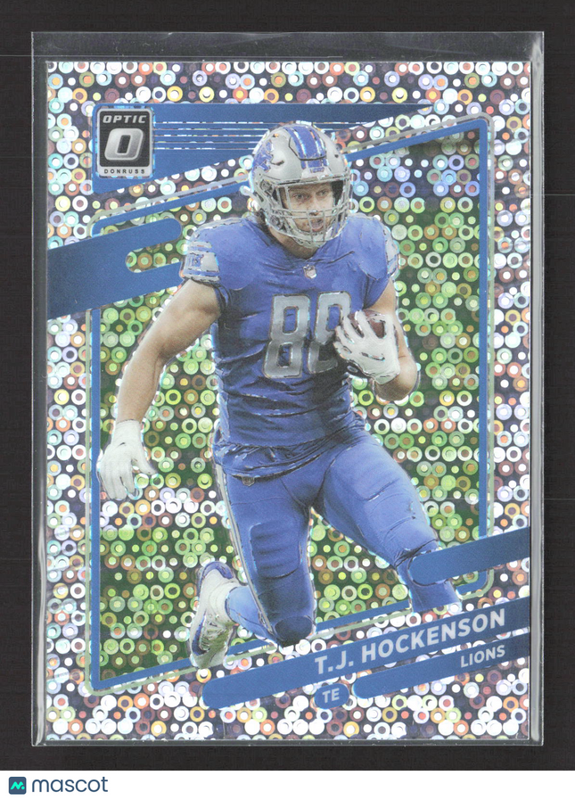 2021 Panini Donruss Optic T.J. Hockenson #83 Circles Prizm 042/125