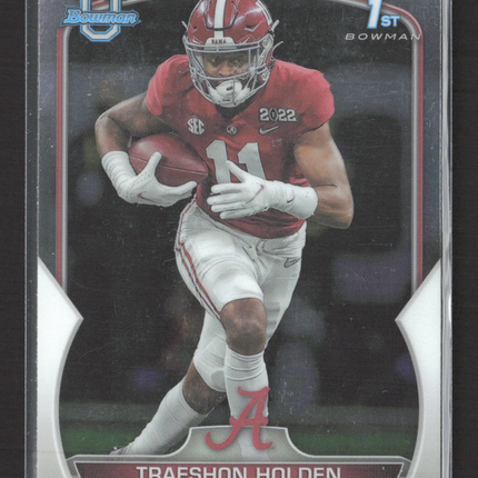 2022 Bowman University Traeshon Holden #18 1st Bowman