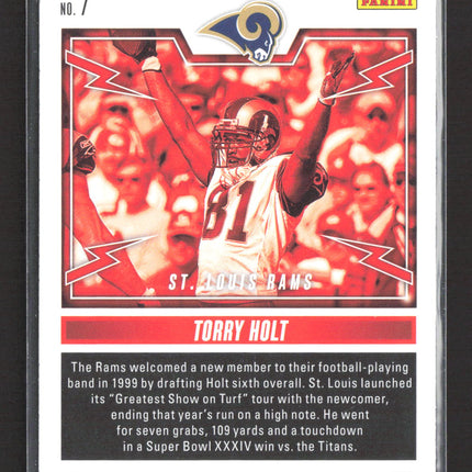 2023 Panini Absolute Football Rock Out Torry Holt #7