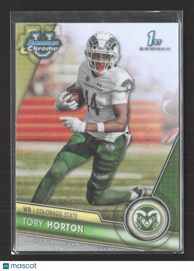 2023 Topps Bowman Chrome University Tory Horton #73 Refractor