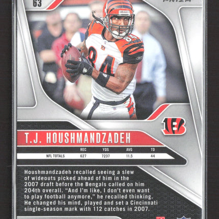2024 Panini Prizm Football T.J. Houshmandzadeh #63 Checkerboard