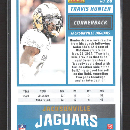 2025 Panini Score Travis Hunter #20 RC