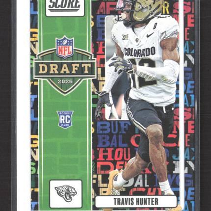 2025 Panini Score Football Travis Hunter #11 RC