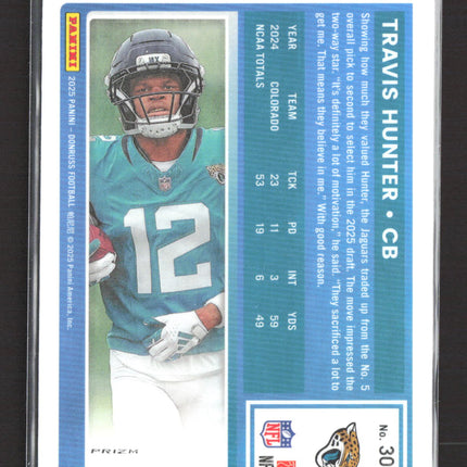 2025 Panini Donruss Optic Travis Hunter #301 Pink