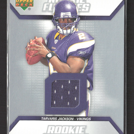 2006 Upper Deck Rookie Futures Tarvaris Jackson #RF-TJ RC Memorabilia Jersey