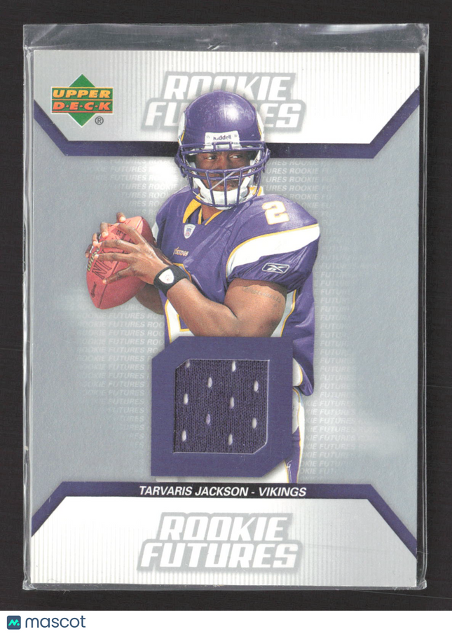 2006 Upper Deck Rookie Futures Tarvaris Jackson #RF-TJ RC Memorabilia Jersey