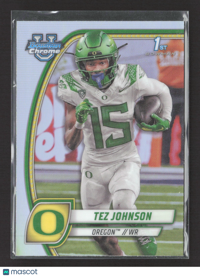2024 Bowman Chrome University Tez Johnson #171 Refractor