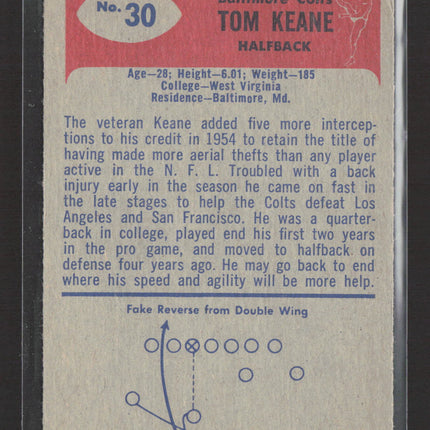 1955 Bowman Tom Keane #30