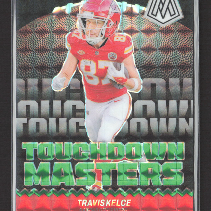 2024 Panini Mosaic Prizm Touchdown Masters Travis Kelce #TM-TKE green