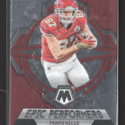 2023 Panini Mosaic Epic Performers Travis Kelce #EP-TK