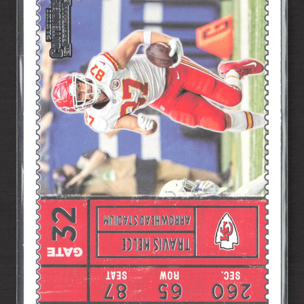 2023 Panini Contenders Football Game Day Ticket Travis Kelce #GDT-TKE