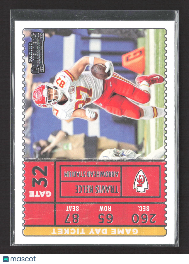 2023 Panini Contenders Football Game Day Ticket Travis Kelce #GDT-TKE