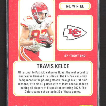 2023 Panini Contenders Winning Ticket Travis Kelce #WT-TKE