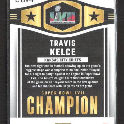 2023 Panini Donruss Champ Is Here Travis Kelce #CIH-4