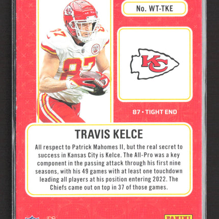 2023 Panini Contenders Winning Ticket Travis Kelce #WT-TKE