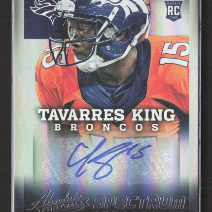 2013 Panini Absolute Spectrum Tavarres King #188 RC 254/499 Auto