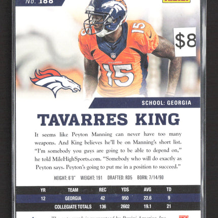 2013 Panini Absolute Football Spectrum Auto Tavarres King #188 RC 049/499