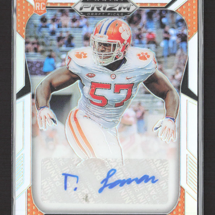 2019 Panini Prizm Draft Picks Tre Lamar #210 auto RC
