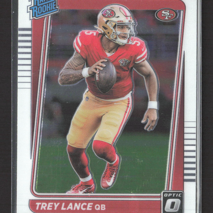 2021 Panini Donruss Optic Football Trey Lance #203