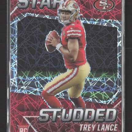 2021 Panini Rookies & Stars Prizm Star Studded Trey Lance #SS-23 RC