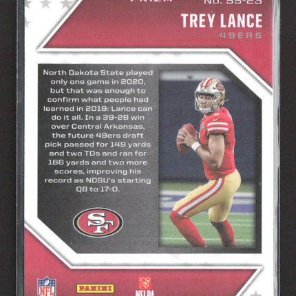 2021 Panini Rookies & Stars Prizm Star Studded Trey Lance #SS-23 RC