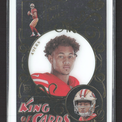 2021 Panini Illusions King of Cards Trey Lance #KC-13