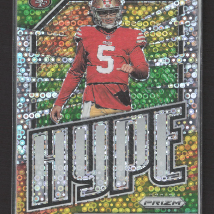 2023 Panini Prizm Hype Trey Lance #H-3 disco