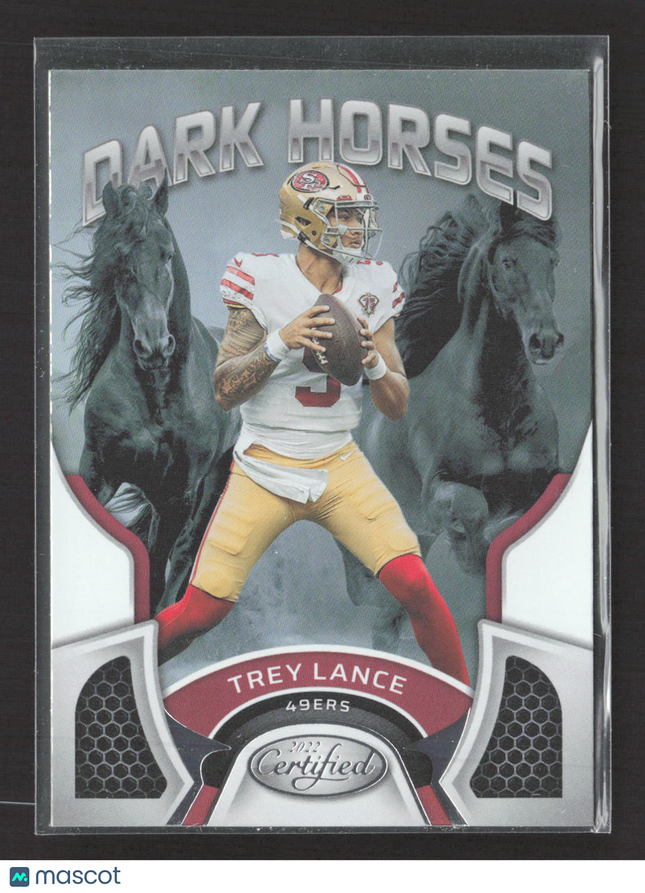 2022 Panini Certified Dark Horses Trey Lance #DH-3