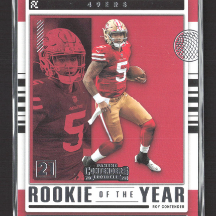 2021 Panini Contenders Football Trey Lance #ROY-TLA