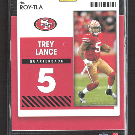 2021 Panini Contenders Football Trey Lance #ROY-TLA