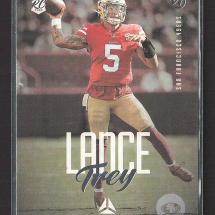 2022 Panini Chronicles Luminance Football Trey Lance #204 RC