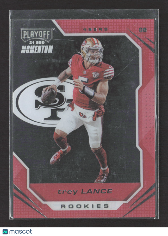 2022 Panini Chronicles Playoff Momentum Trey Lance #PMR-3