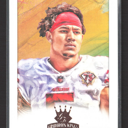 2022 Panini Chronicles Donruss Football Gridiron Kings Trey Lance #GK-3