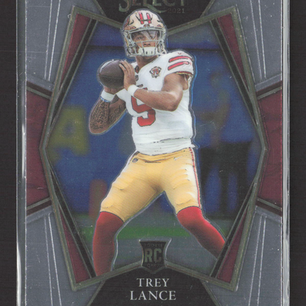 2022 Panini Select Premier Level Trey Lance #145 RC