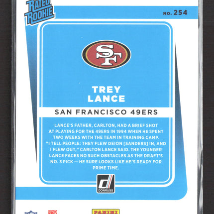 2021 Panini Donruss Football Trey Lance #254
