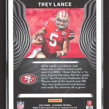 2022 Panini Illusions Football Trey Lance #88 165/199