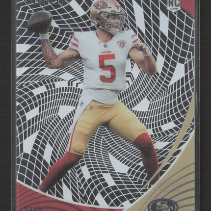 2022 Panini Chronicles Clear Vision Trey Lance #CVR-3 RC