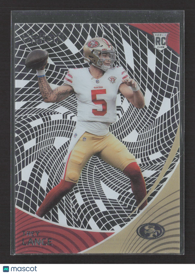 2022 Panini Chronicles Clear Vision Trey Lance #CVR-3 RC