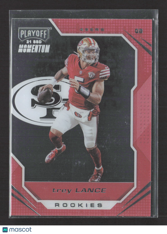2022 Panini Chronicles Playoff Momentum Trey Lance #PMR-3