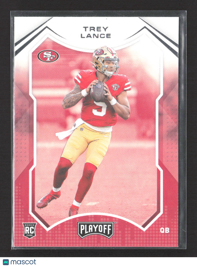 2021 Panini Playoff Football Trey Lance #203 RC
