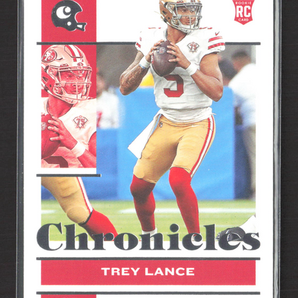 2022 Panini Chronicles Trey Lance #77 RC