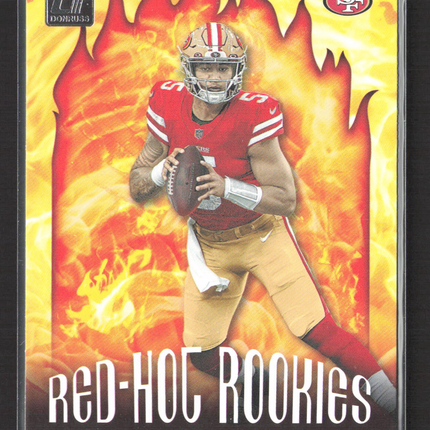 2021 Donruss Red-Hot Rookies Trey Lance #RHR-TLA